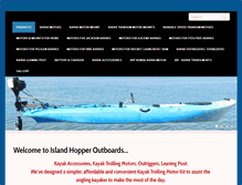 Tablet Screenshot of islandhopperoutboards.com